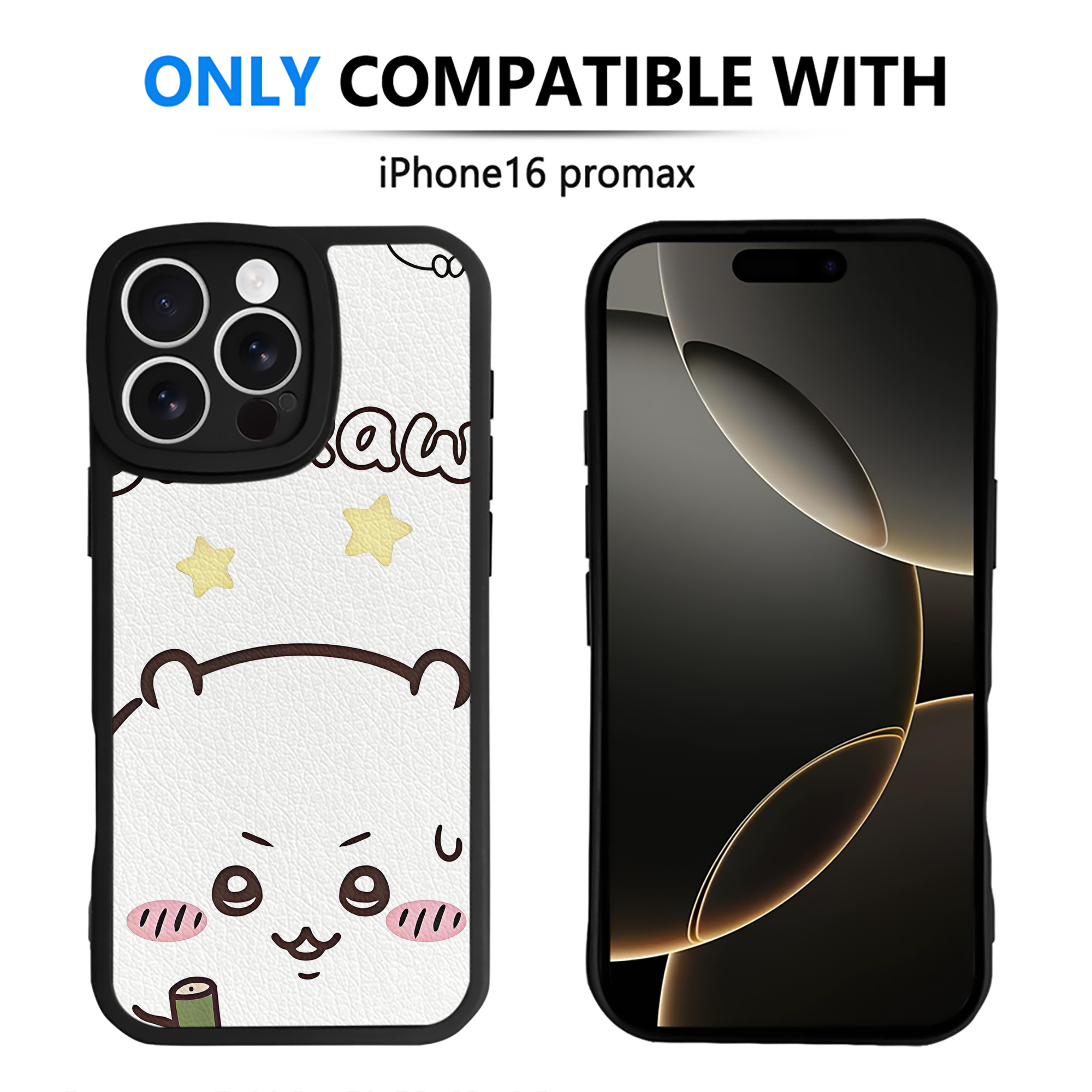 （画像用） ちいかわ Chii-kawa 【iPhone 16シリーズ対応】シリコンスマホケース（レザー調） 材質：シリコン